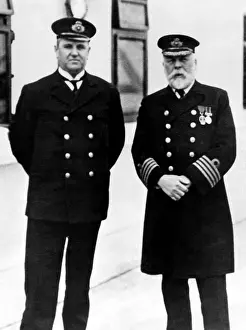 Mcelroy: Captain E J Smith with Purser McElroy - Titanic
