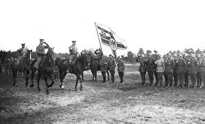 Disbanded: Captain Ehrhardt with his volunteer corps, 1920