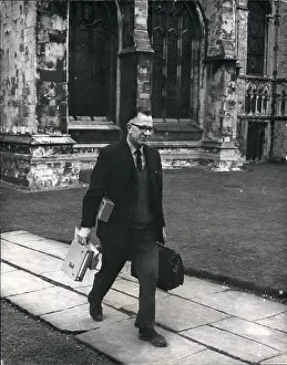 Labs: Captain Hawkins, explosives expert, at Canterbury Cathedral