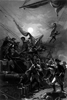 Serapis: Captain John Paul Jones capturing the British ?