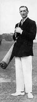 Westchester: Captain Leslie Cheape, polo player, on the golf links, 1914