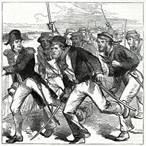 Orleans: Captain Money leading Blue-Jackets, New Orleans, USA