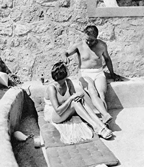 Claridge: Captain and Mrs Woolf Barnato at Eden Roc