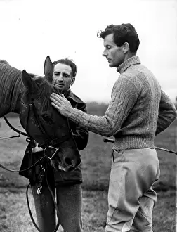 Norah: Captain Peter Townsend out riding a horse