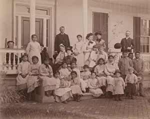 Assimilation: Captain Richard Henry Pratt (standing, left)