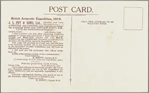 Preference: Captain Robert Falcon Scott - Fry's Cocoa Advert (reverse)