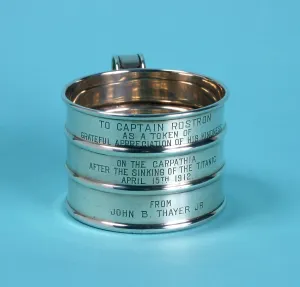Shipwrecks: Captain Rostron silver cup