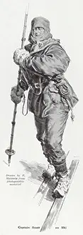 Skiier: Captain Scott on ski