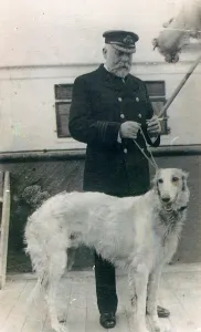 Shipwrecks: Captain Smith of the RMS Titanic, with Russian Wolfhound