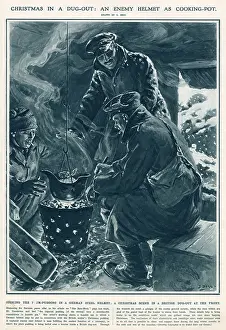 Brazier: Captain tasting the mens dinner on Christmas day