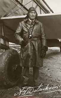 Croydon: Captain As Wilcockson, aviation pilot, Imperial Airways