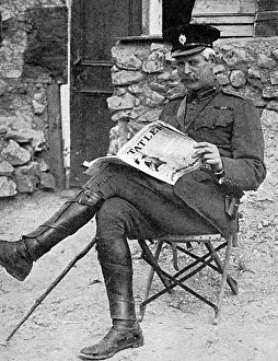 Nevile: Captain Wilkinson reading The Tatler