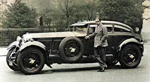 Barnato: Captain Woolf Barnato with his Bentley