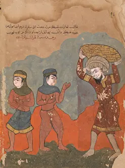 Kalila: The Captive Peasant with his Two Wives, Folio