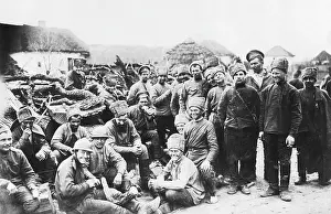 Kriegsende: Captive Russian soldiers, 1917