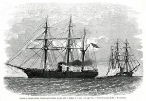 Halt: Capture of the Chilean Ship Tornado by the Frigate Gerona