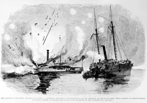 Westfield: The Capture of Galveston, Texas, the blowing ?