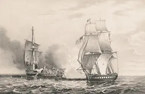 1812: The capture of HBM. frigate HMS Java by the U.S