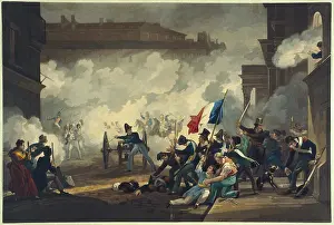 Ecole: Capture of the Palais Royale, 1830 Revolution