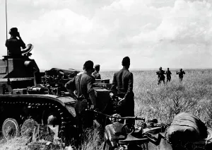 Panzer: Capture of Soviet soldiers, 1942