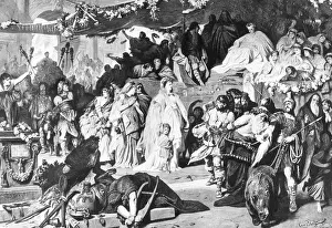 Cherusci: Capture of Thusnelda by the Romans