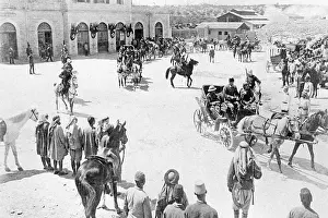 Arabia: Captured British officers in Jerusalem, 1916