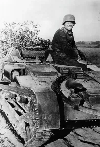 Crawler: Captured crawler tractor on the Eastern Front, 1941