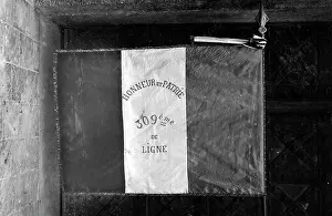 Spoil: Captured flag of a French regiment, 1914