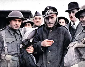 Voigt: Captured German Pilot at Dover; Second World War, 1940