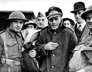 Voigt: Captured German Pilot at Dover; Second World War, 1940