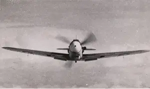 Captured Messerschmitt Bf109 in flight