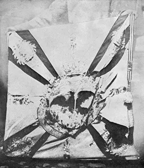 Patria: Captured Prussian regiment's battle flag, Russia, WW1