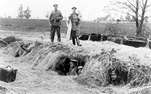 Ludendorff: Captured Russian burrows after the Battle of Tannenberg