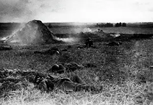 Habedank: Captured Russian position on the Eastern Front, 1941