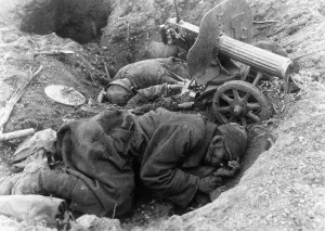 Terek: Captured Russian position near Malgobek