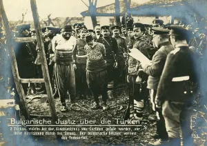 Bulgarians: Captured Turks executed by Bulgarians