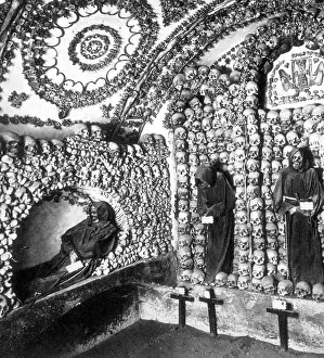 Skeletons: Capuchin Catacombs, 1870