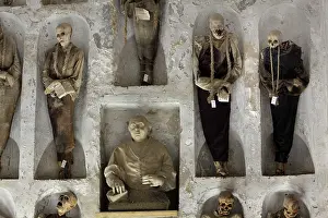 Mummification: Capuchin Catacombs of Palermo, Sicily, Italy