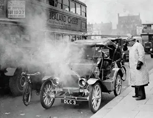 Overheating: Car breakdown 1937