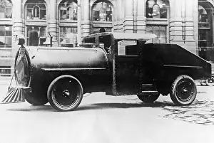 Atlanta: Car converted to locomotive, 1928