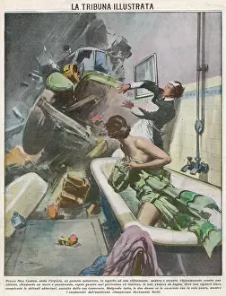 Crashes: CAR CRASH INTO BATHROOM