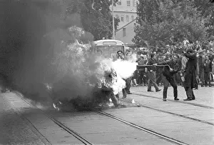 Liberalization: Car - damage - protest - Brno
