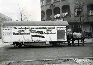 Nationals: Car with an election ad of the DNVP, 1924
