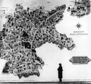 Obligation: Car exhibition at Kaiserdamm in Berlin, 1935
