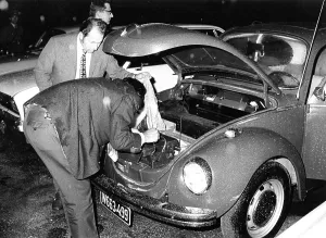 Homicides: Car of gunman Ernst Dostal 1973