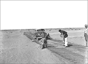 Ponsonby: A car in the Iranian desert