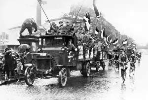 Dnvp: Car of the Reich block on the occasion of the