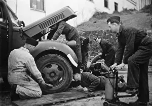 Reichsland: Car repair in Alsace, 1940
