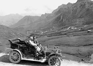 Serpentine: Car ride in the Dolomites, 1910