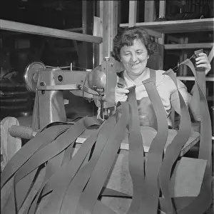 Otrokovice: Car seat belt, production, Moravan